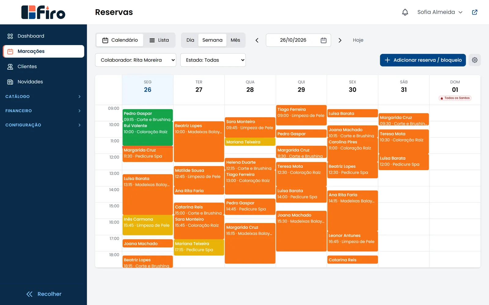 Agenda da semana do Estúdio Aurora