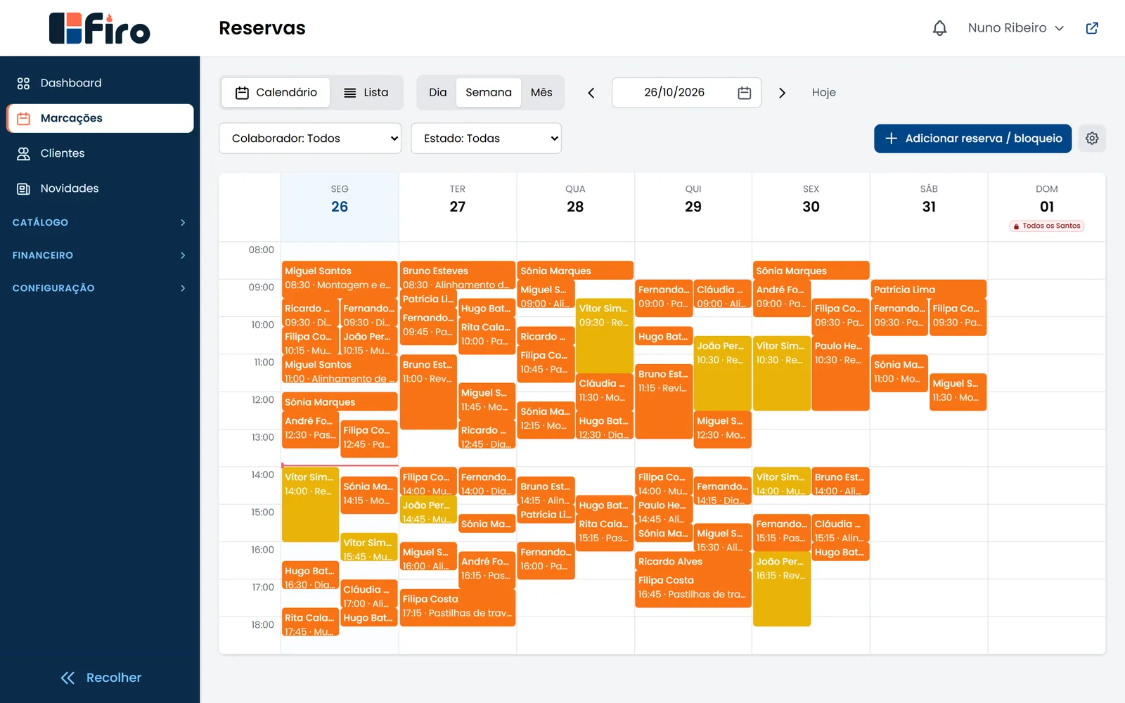 Agenda da semana da Auto Ribeiro